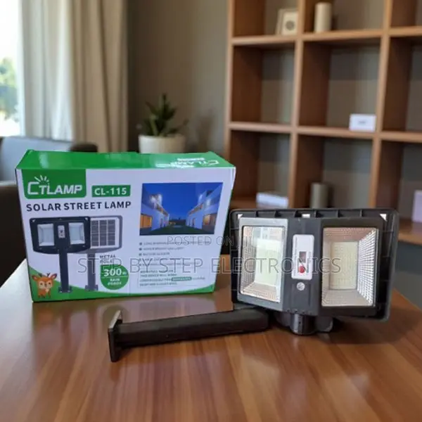 Ctlamp 300w Outdoor Solar Powered Motion Sensor Street Light