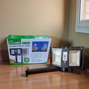 Ctlamp 300w Solar Security Lamp Motion Sensor With Long Working Hours