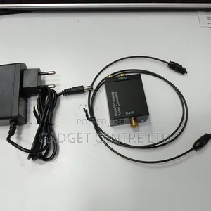 Digital to Analog Audio Converter Plus Optical Cable
