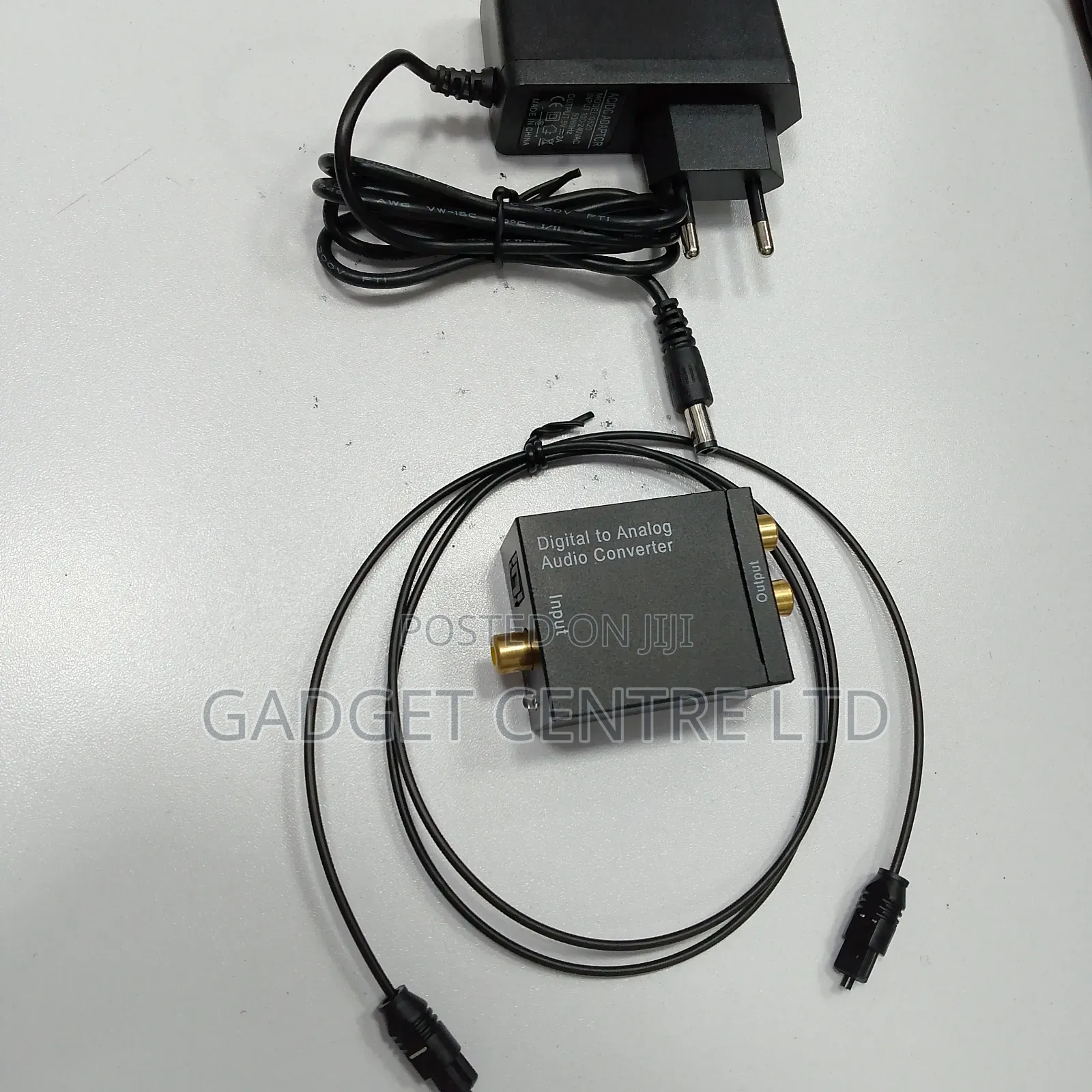 Digital to Analog Audio Converter Plus Optical Cable