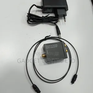 Digital to Analog Audio Converter Plus Optical Cable