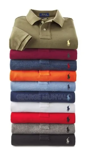 Graphic Print Polos