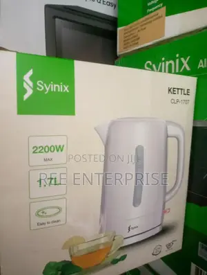 Brand New Syinix Water Kettle 1.7 Litres