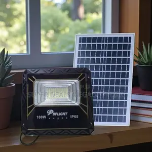 100w High Brightness Solar Flood Light With Remote Control Ip66