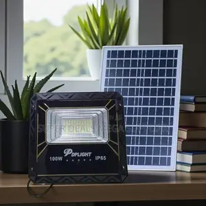 100w Solar Flood Light Easy Installation Rustproof Waterproof Casing