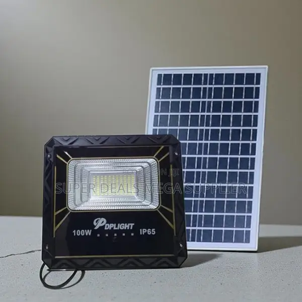 100w Outdoor Solar Flood Light High Brightness Rustproof Waterproof