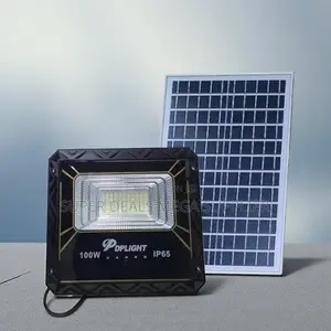 100w Solar Flood Light Ip66 Waterproof High Brightness Remote Control