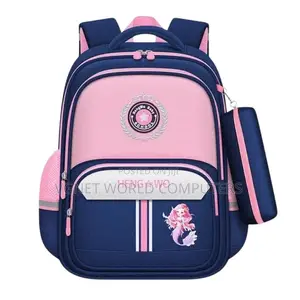 Waterproof School Backpack With Pencil Pouch for Kids Teen Girl,