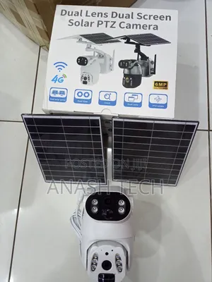 4g Dual Panel Dual Lens Solar PTZ Camera 6mp Quality Outdoor Camera