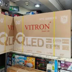 Vitron 50" Qled Smart Android Frameless With Bluetooth