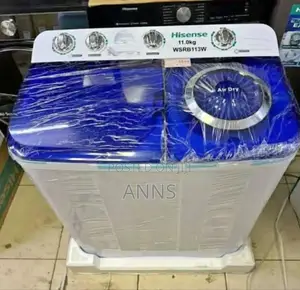 Hisense 11.0 KGS Twin Tub Washing Machine (White) Hs/11