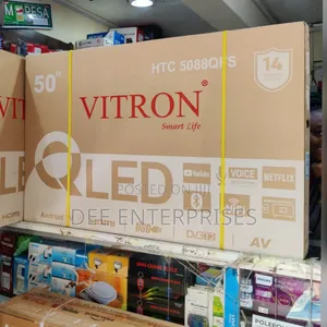 Vitron 50" Qled Smart Android Frameless With Bluetooth