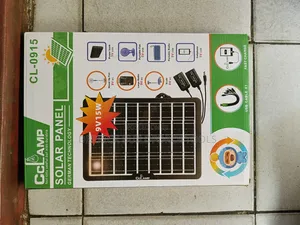 Cclamp Solar Panel 9v 15w Multihead Charger