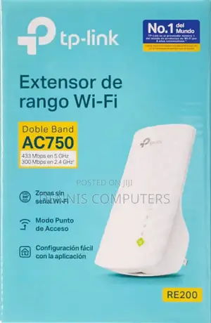 Tp-Link Ac750 Mesh Wireless N Wall Plugged Tl-Re200