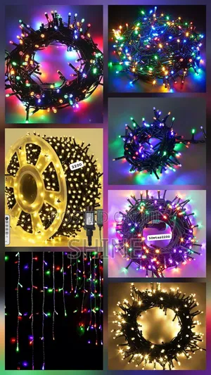 Christmas Lights ,Curtains and String Light