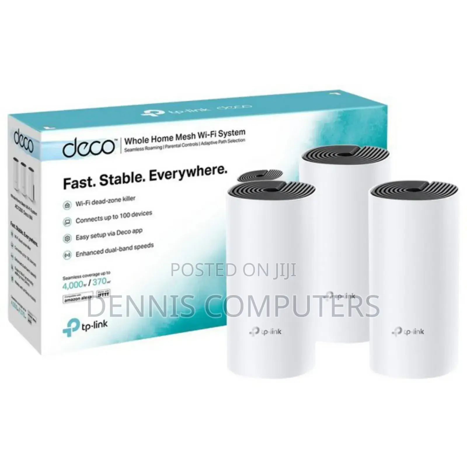 Tp-Link Deco M4 Ac1200 Whole Home Wi-Fi System - Tl-Deco M4