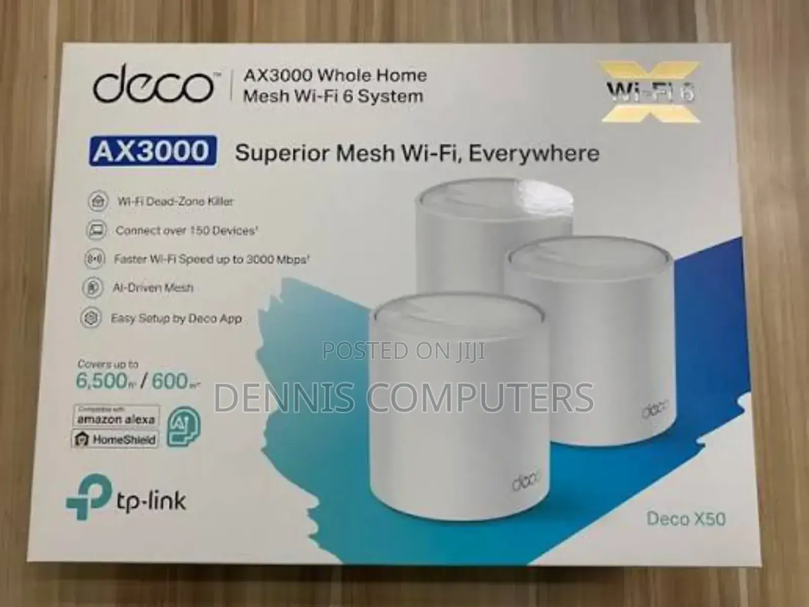 Tp-Link Deco X50 Ax3000 Whole Home Mesh Wi-Fi 6 System 3 Pack -