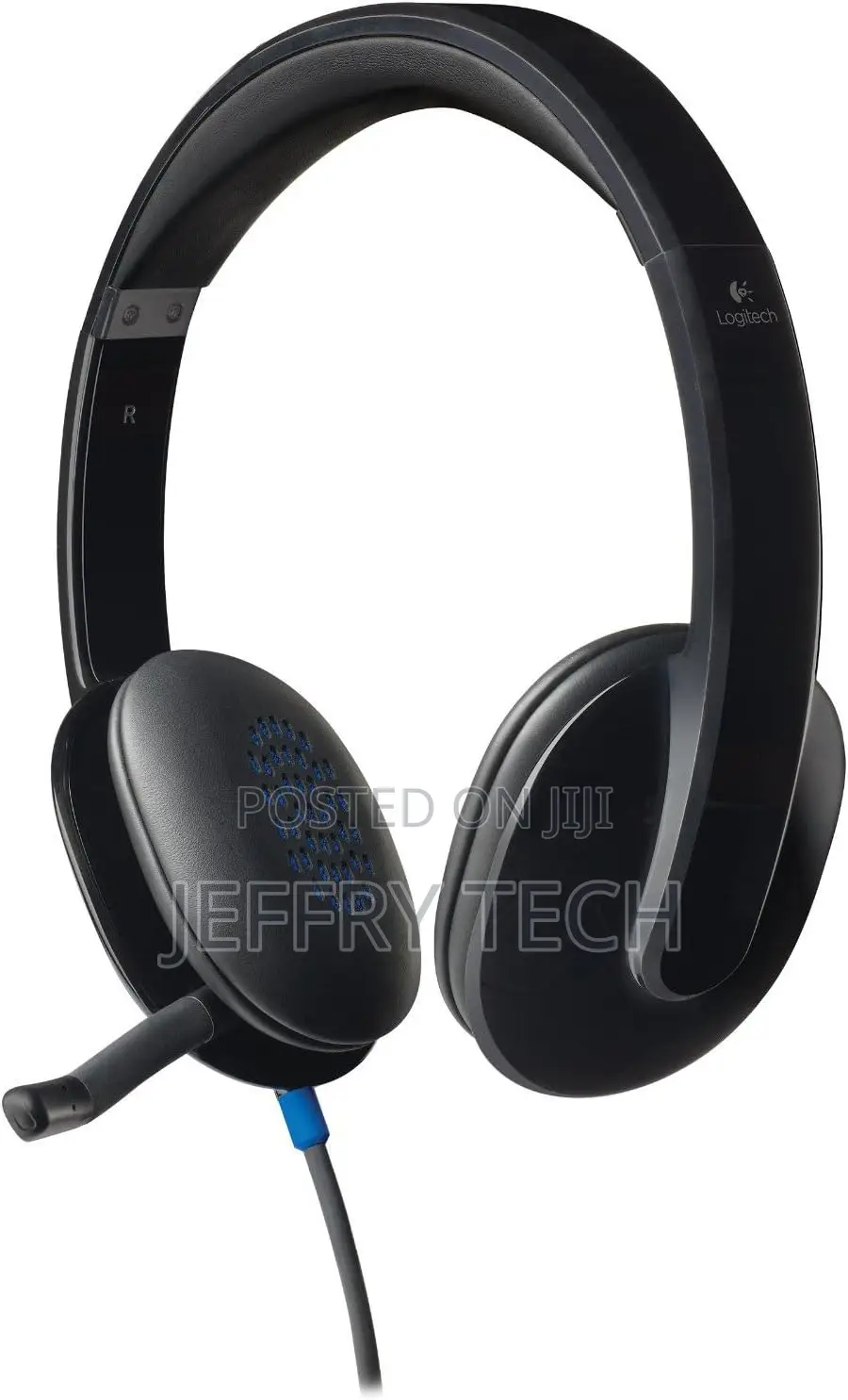 Logitech High-Performance Usb Headset H540 for Windows and Mac, Skype