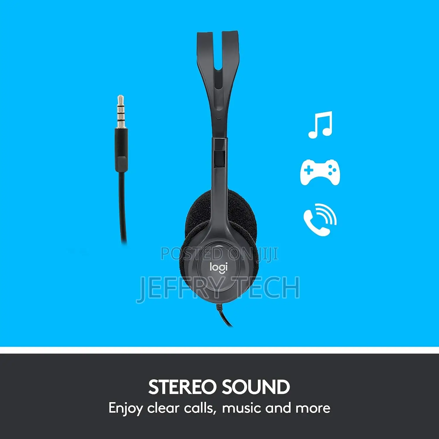 Logitech Stereo Headset H111 Analog