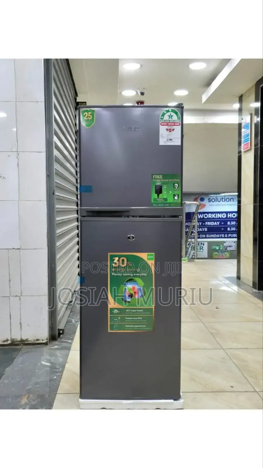 138litres Double Door Syinix Refrigerator