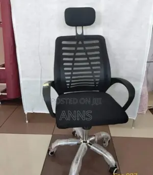 Secretarial Office Chair With Headrest