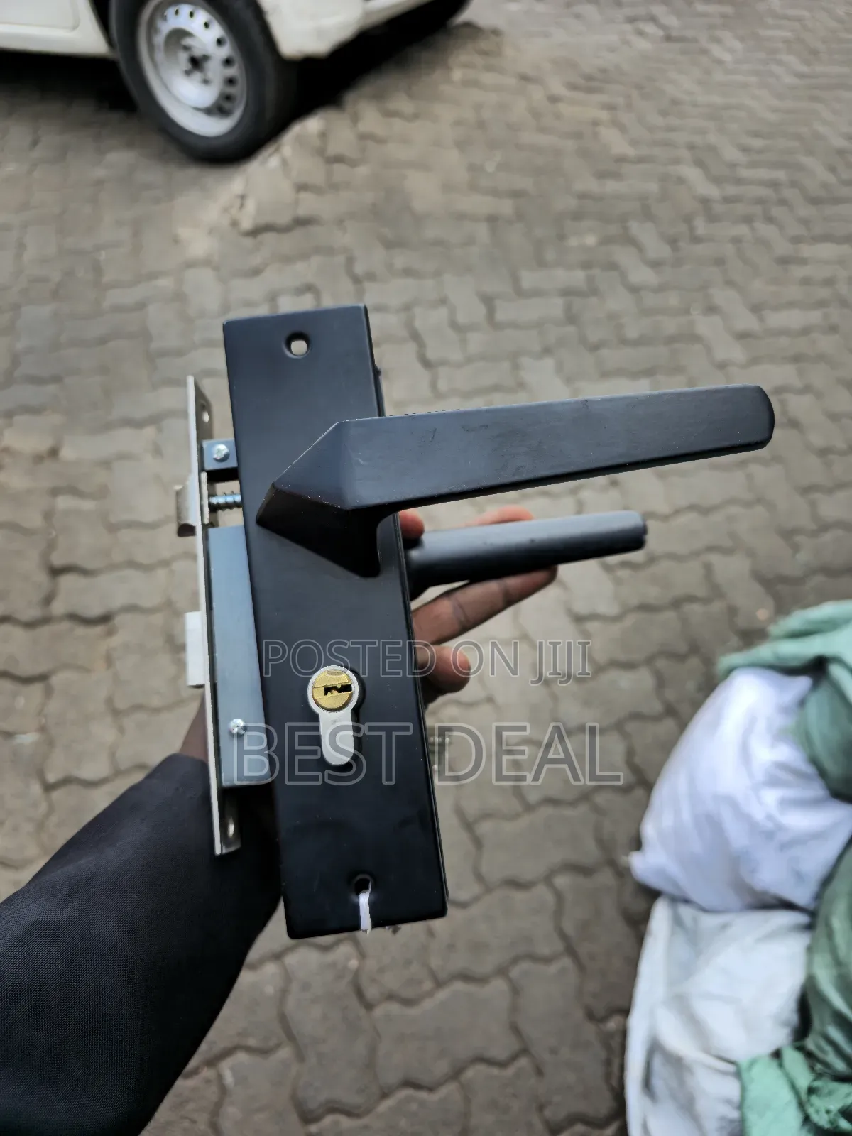Black Door Lock