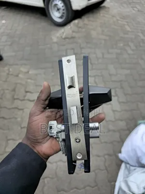 Black Door Lock