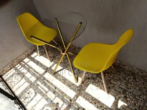 Glass Outdoor Table and Chairs