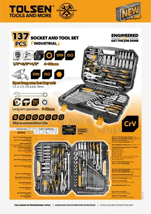 137 PCS Tools Set Mechanics Socket Set Car Repair Garage Workshop Tool