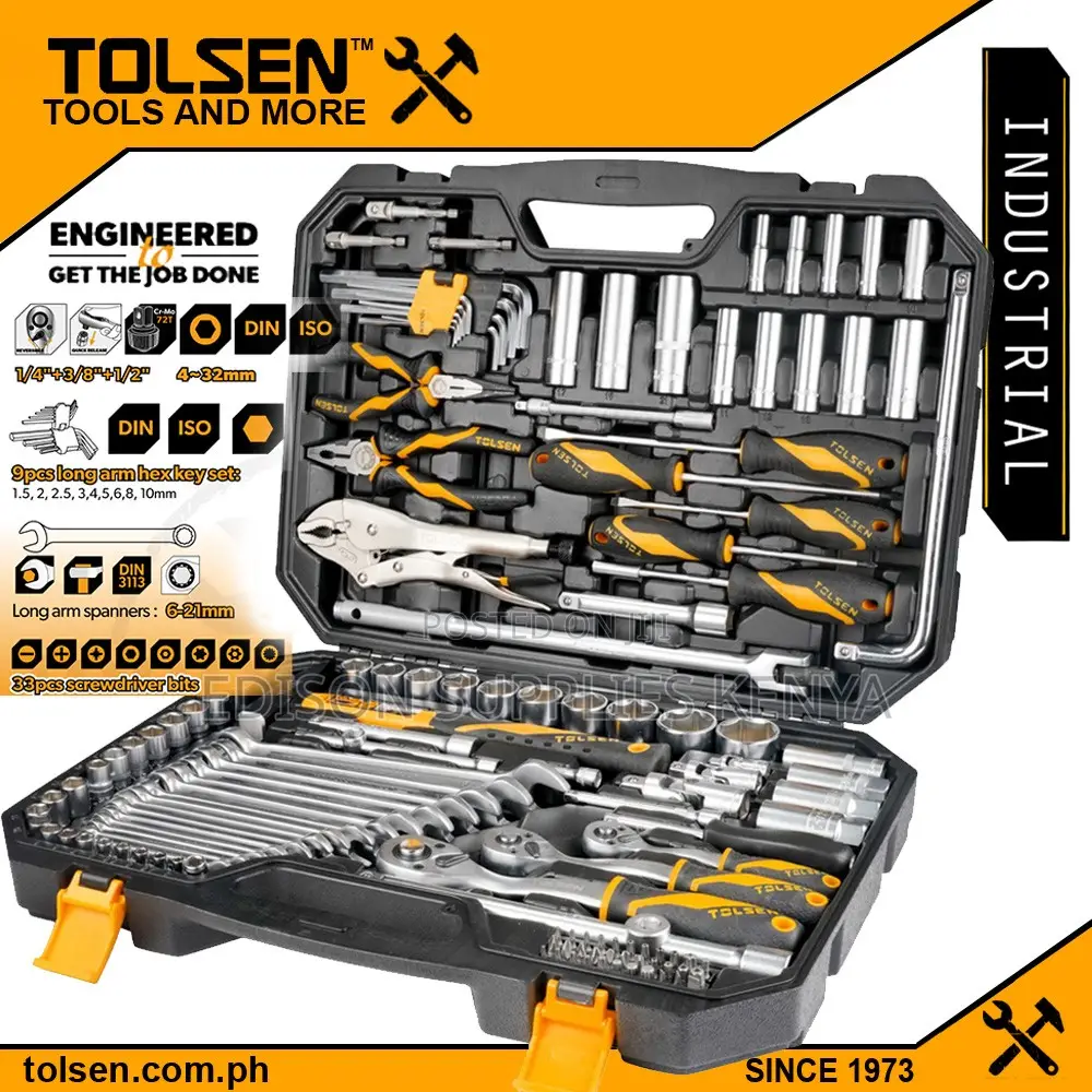 137 PCS Tools Set Mechanics Socket Set Car Repair Garage Workshop Tool
