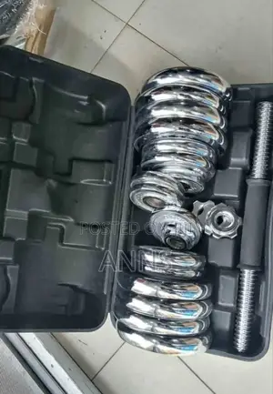 New 30kgs Chrome Dumbbells Gym *Set