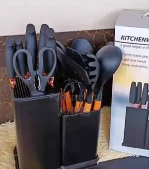 19 PCS Silicon Spoons Kitchenware Set S*