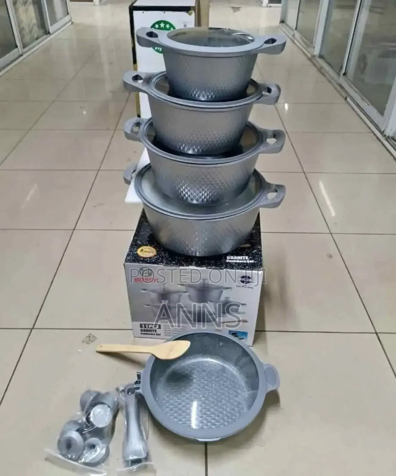 Bosch 11 Pieces Cookware (*Granite Material)