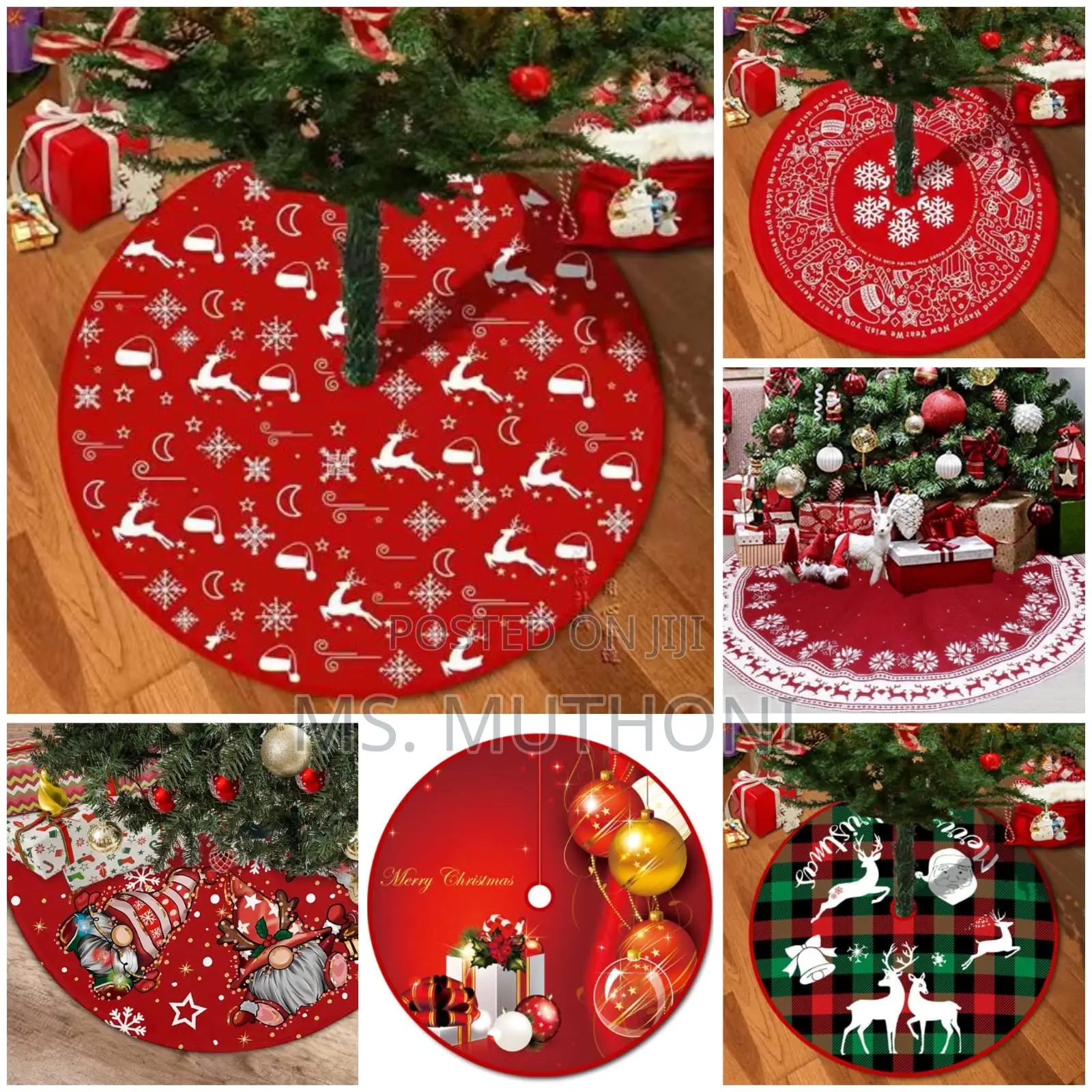 Flakes Christmas Skirt 120cm