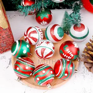 Size 6 Cm Coloured Christmas Balls