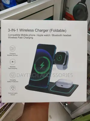 3-in-1 Foldable Magnetic Wireless Charger