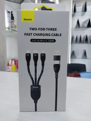 Baseus Flash Series Two-for-Three Cable 100w Fast Charging Multi-Cable