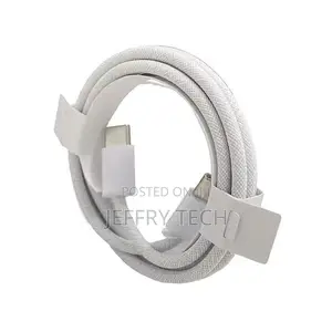 Nylon Braided Fast Charging Type C to Type C Charging Cable - 2 Metre