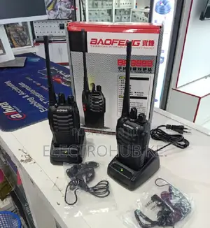 2 X Baofeng 888s Radios - 3km Range Perfect for Outdoor Use