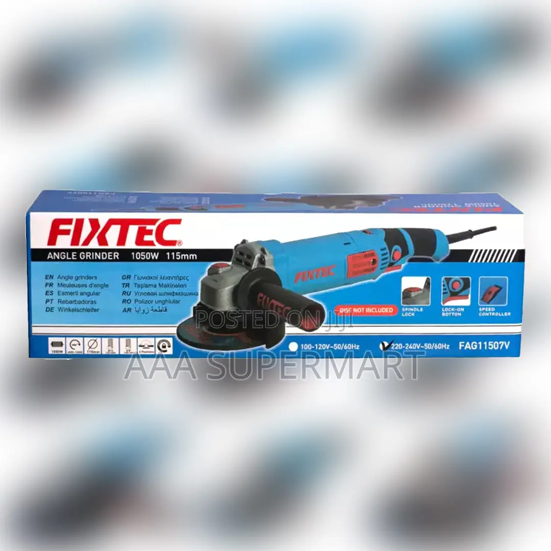 Fag11507v Angle Grinder - Variable Speed Fixtec
