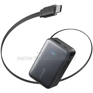 Anker Nano Power Bank 45w Built-in Retractable Usb-C Cable