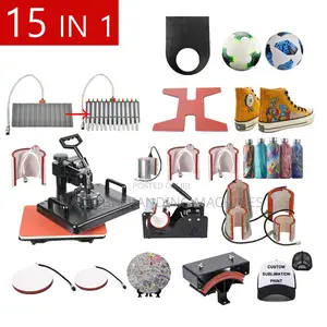 15 in 1 Combo Multifunctional Sublimation Heat Press Machine