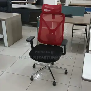 Red Back Ergonomic Office Seat