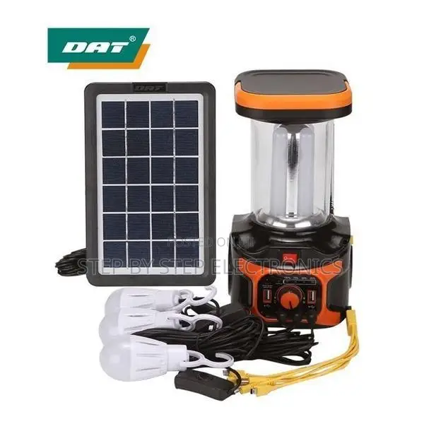 Home Solar Lighting System With Torch, Led Bulbs and Bluetooth