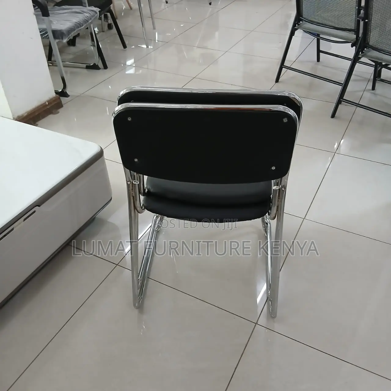 Chrome Stackable Guest Chair
