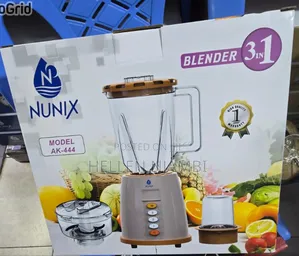 Ak-444 Nunix 3-in-1 Grinder, Blender and Chopper 350w