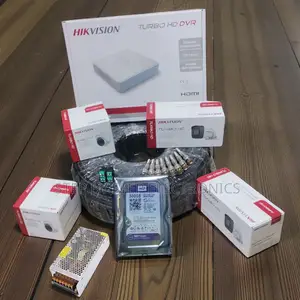 Hikvision 4 Channel CCTV Kit 1080p Hd Night Vision Smartphone Access
