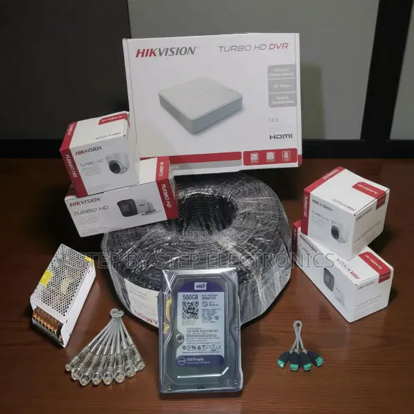 Hikvision 4 Camera Full Hd 1080p Security Kit With Ai Motion Detection