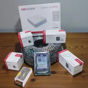 4 Hikvision 2mp Full Hd Security Cameras Kit Night Vision Cloud Backup