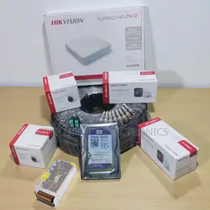 Hikvision 4 Channel CCTV Kit 1080p Full Hd Motion Detection DVR Ready